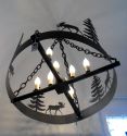 Steel Chandelier