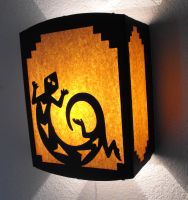 SW Lizard Sconce